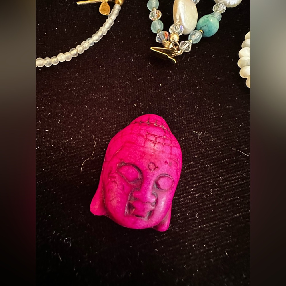 Elegant Multi-Color Beaded bracelets and a Buddha pink lot